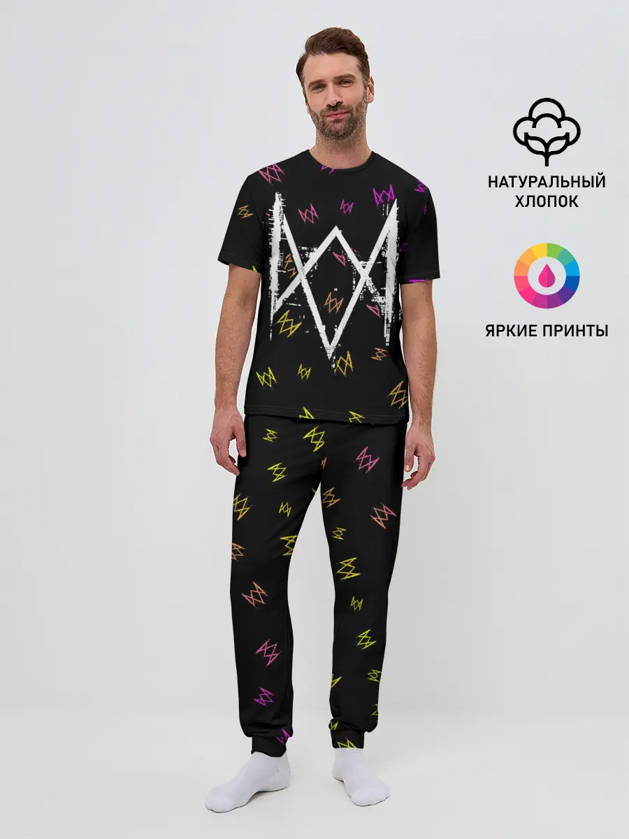 Мужская пижама с брюками / WATCH DOGS LEGION / ВОТЧ ДОГС