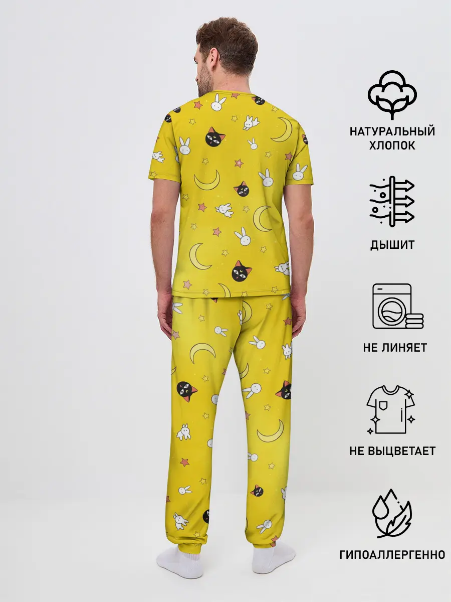 Мужская пижама с брюками / СЕЙЛОР МУН