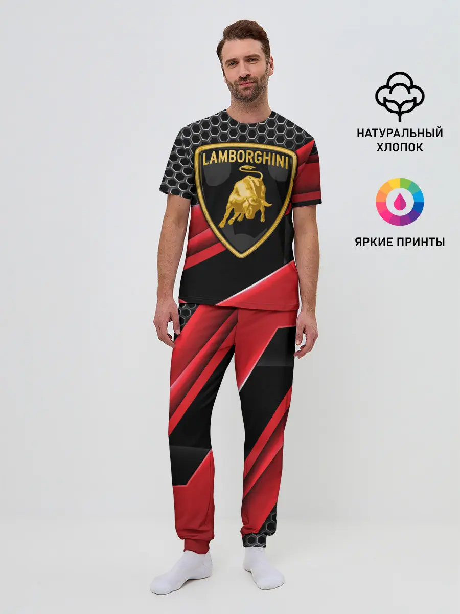 Мужская пижама с брюками / Lamborghini