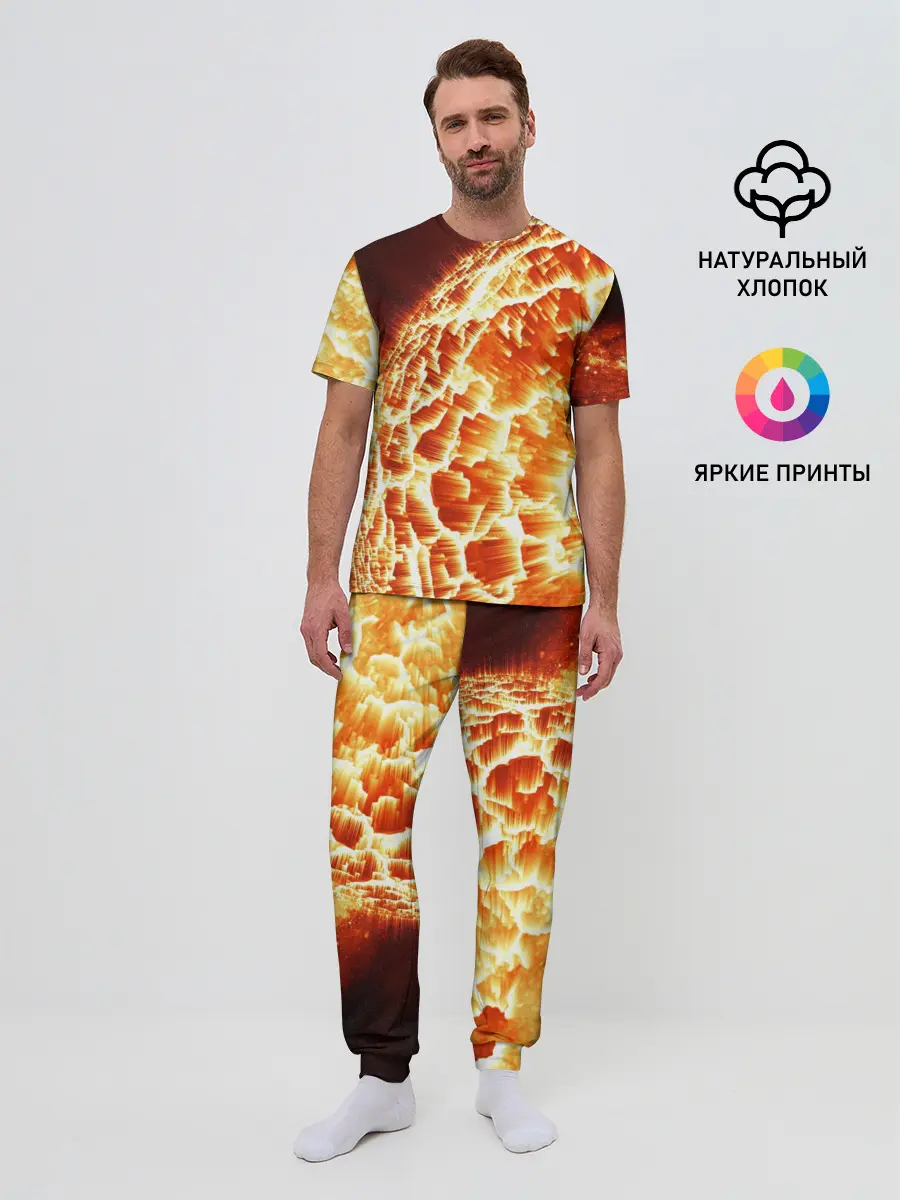 Мужская пижама с брюками / Космический объект