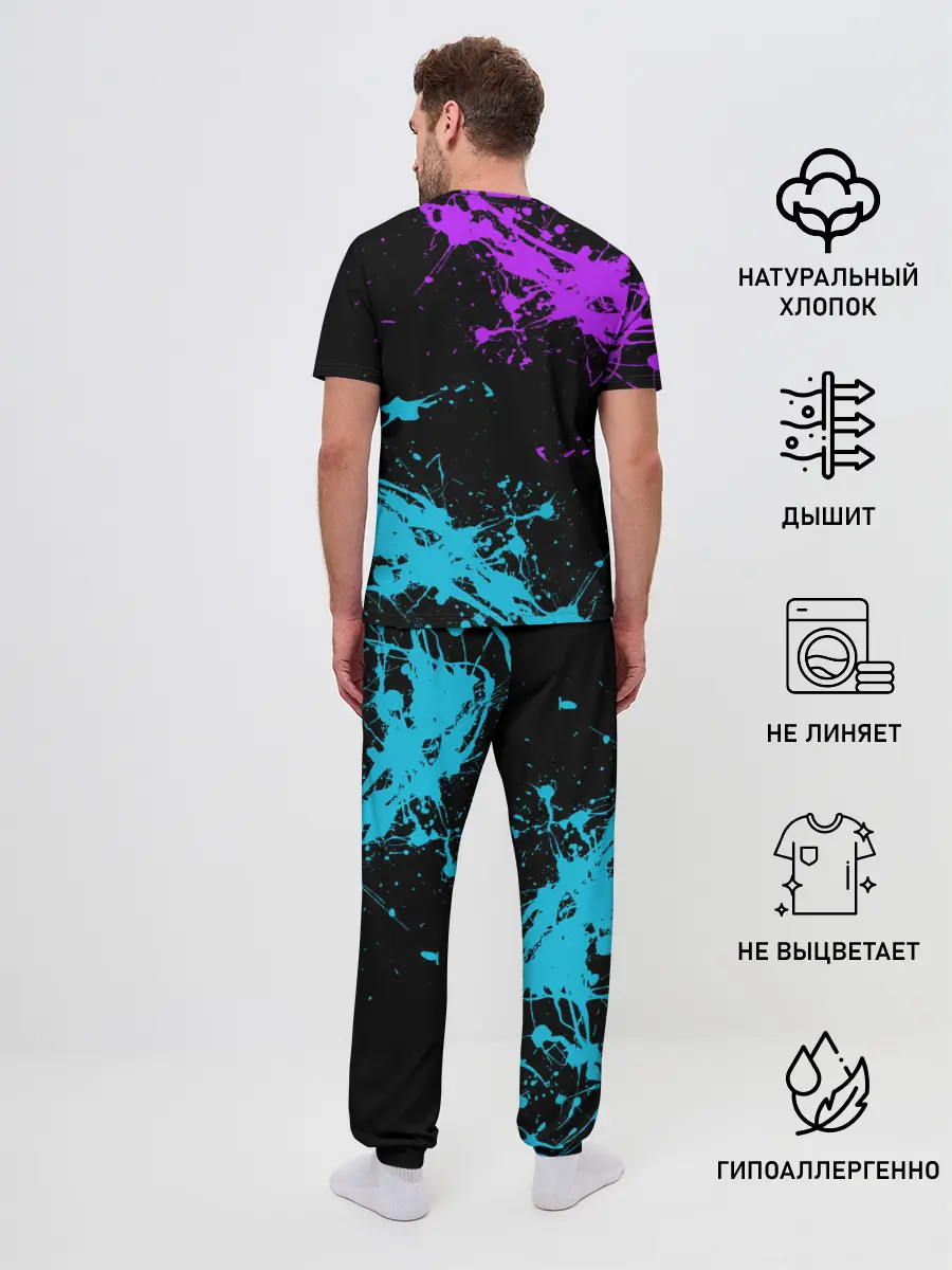 Мужская пижама с брюками / MARSHMELLO