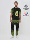 Мужская пижама с брюками / Авокадо