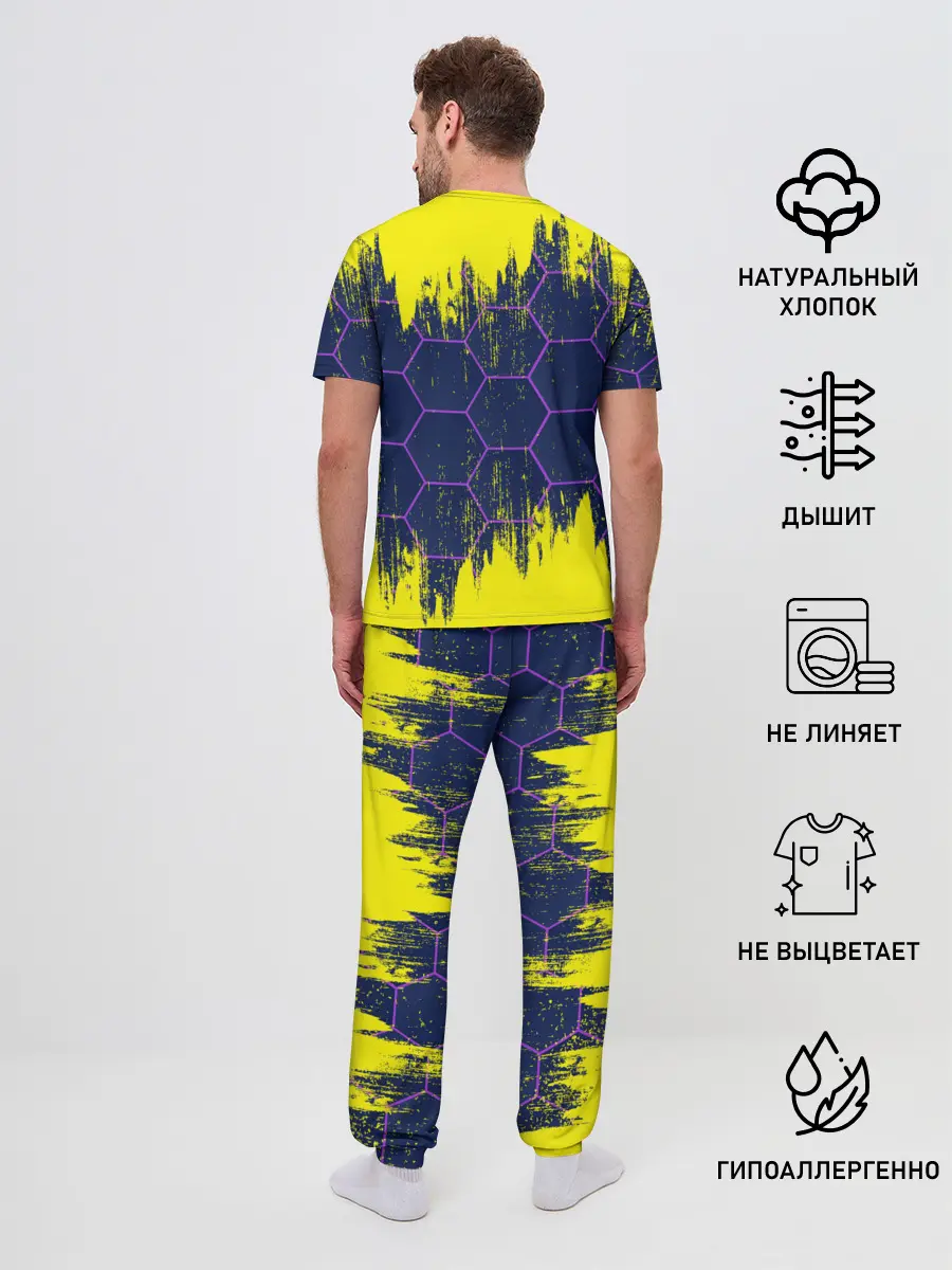 Мужская пижама с брюками / Fortnite Big Mouth