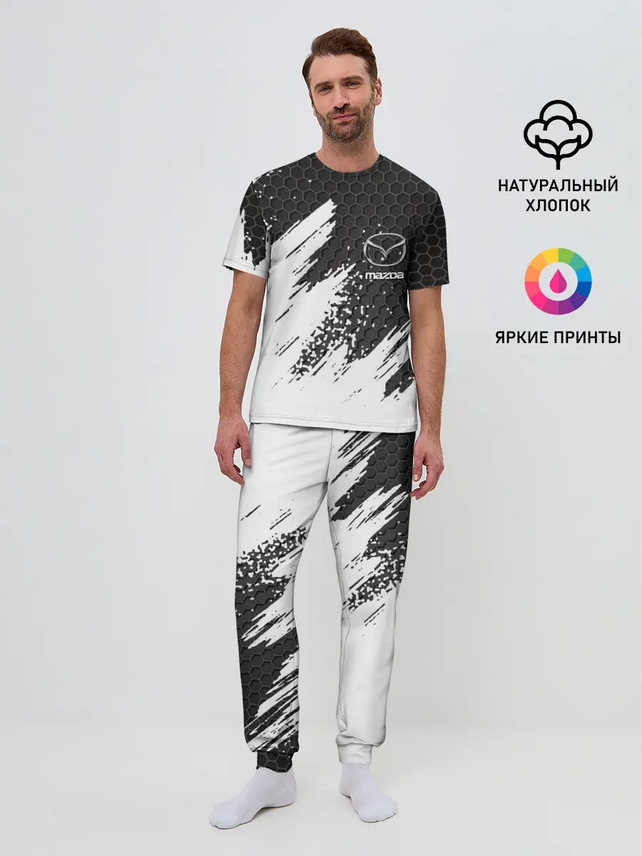 Мужская пижама с брюками / MAZDA