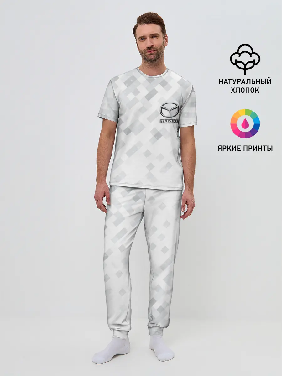 Мужская пижама с брюками / MAZDA