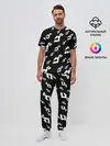 Мужская пижама с брюками / Паттерн ДжоДжо ЧБ
