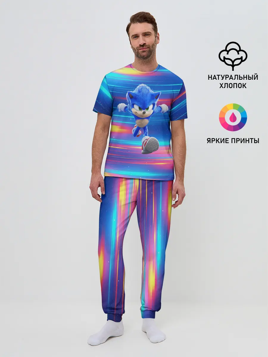 Мужская пижама с брюками / Sonic | Speed