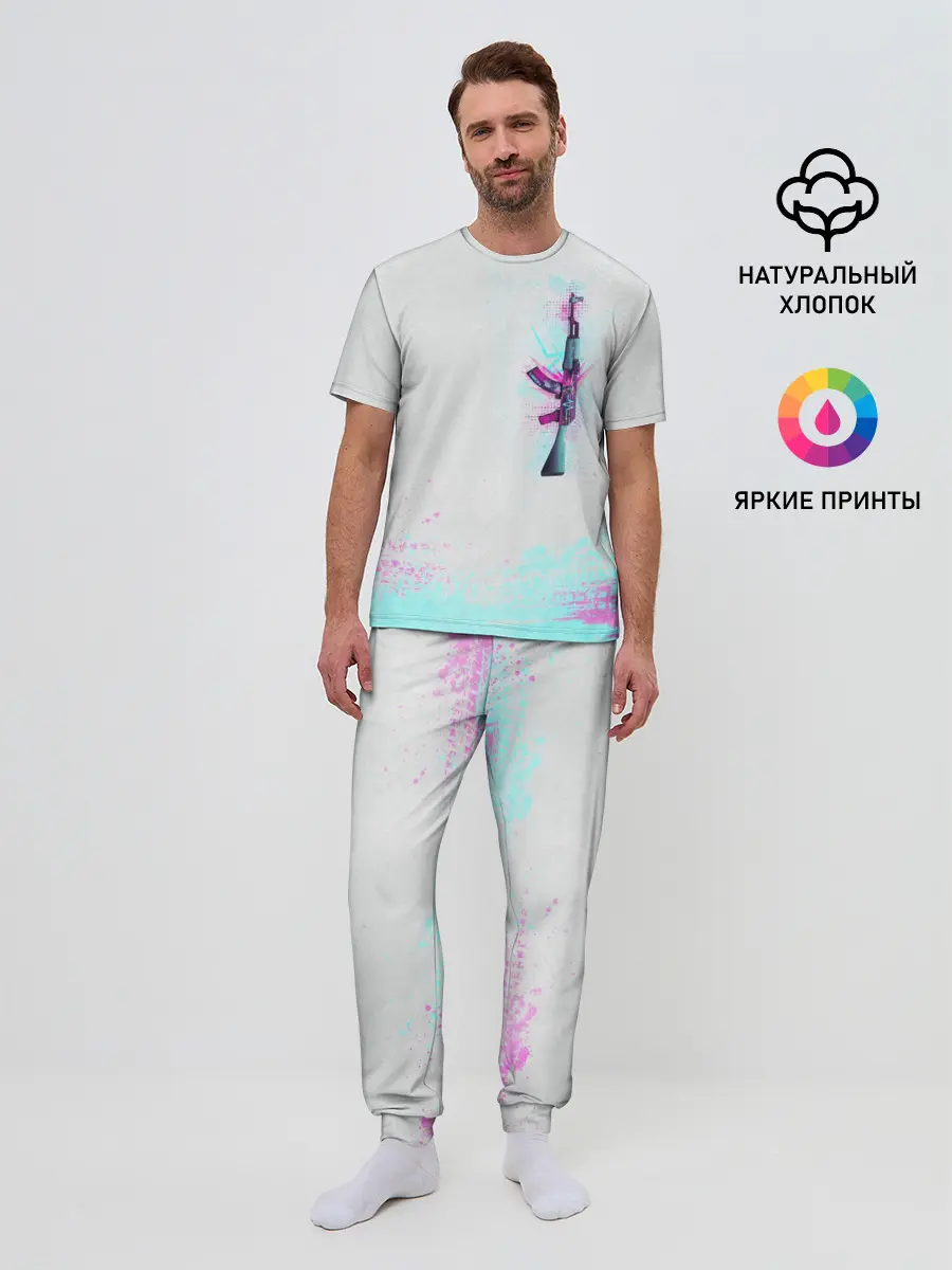 Мужская пижама с брюками / Countre Strike weapon