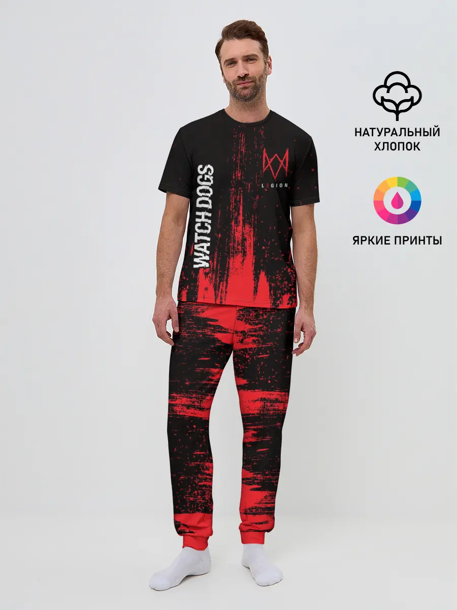 Мужская пижама с брюками / WATCH DOGS LEGION / ВОТЧ ДОГС