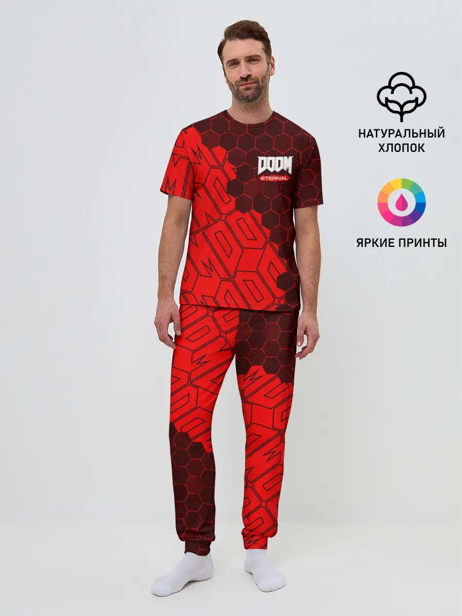 Мужская пижама с брюками / DOOM ETERNAL / ДУМ ЭТЕРНАЛ