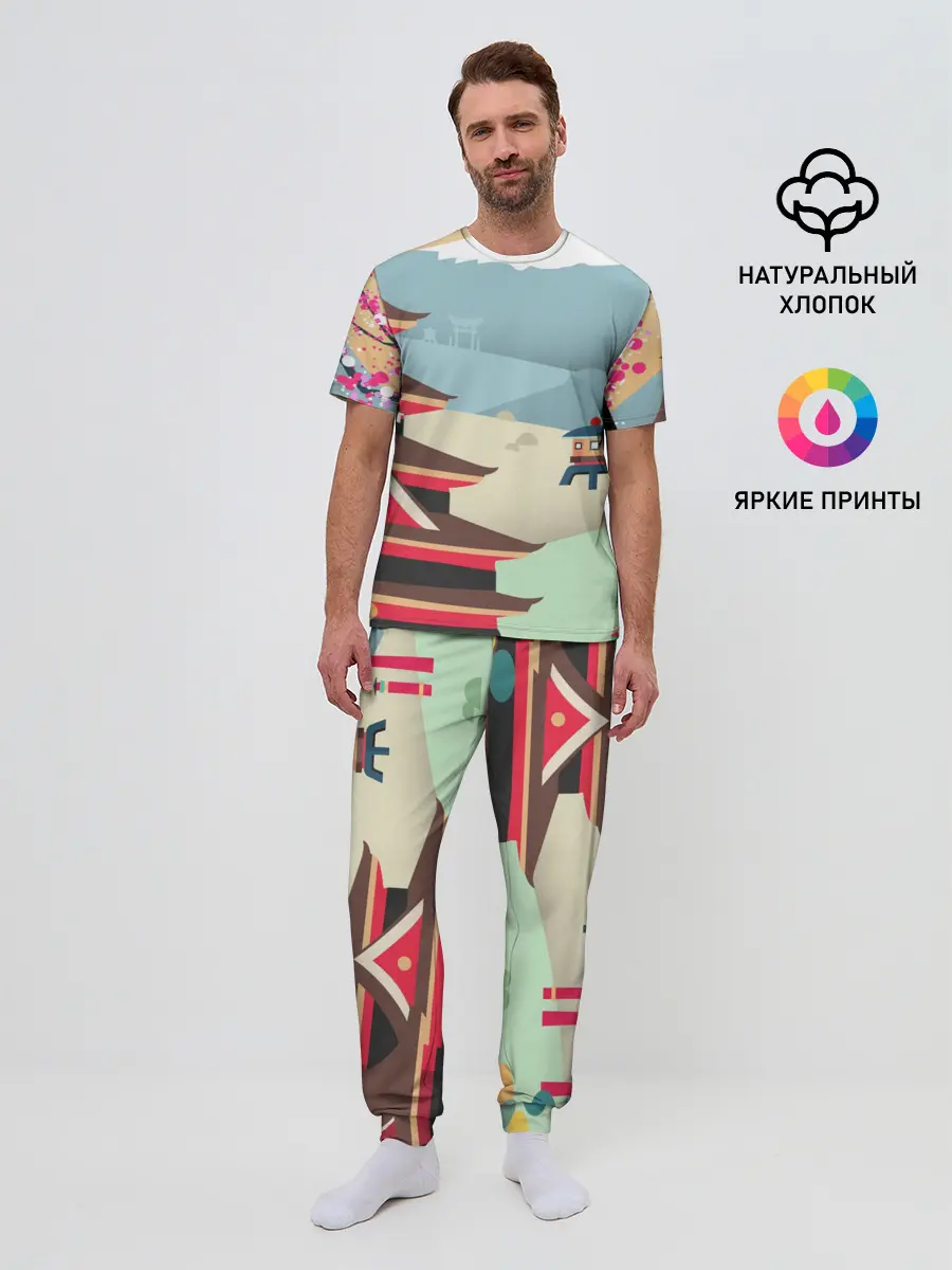 Мужская пижама с брюками / Tokyo