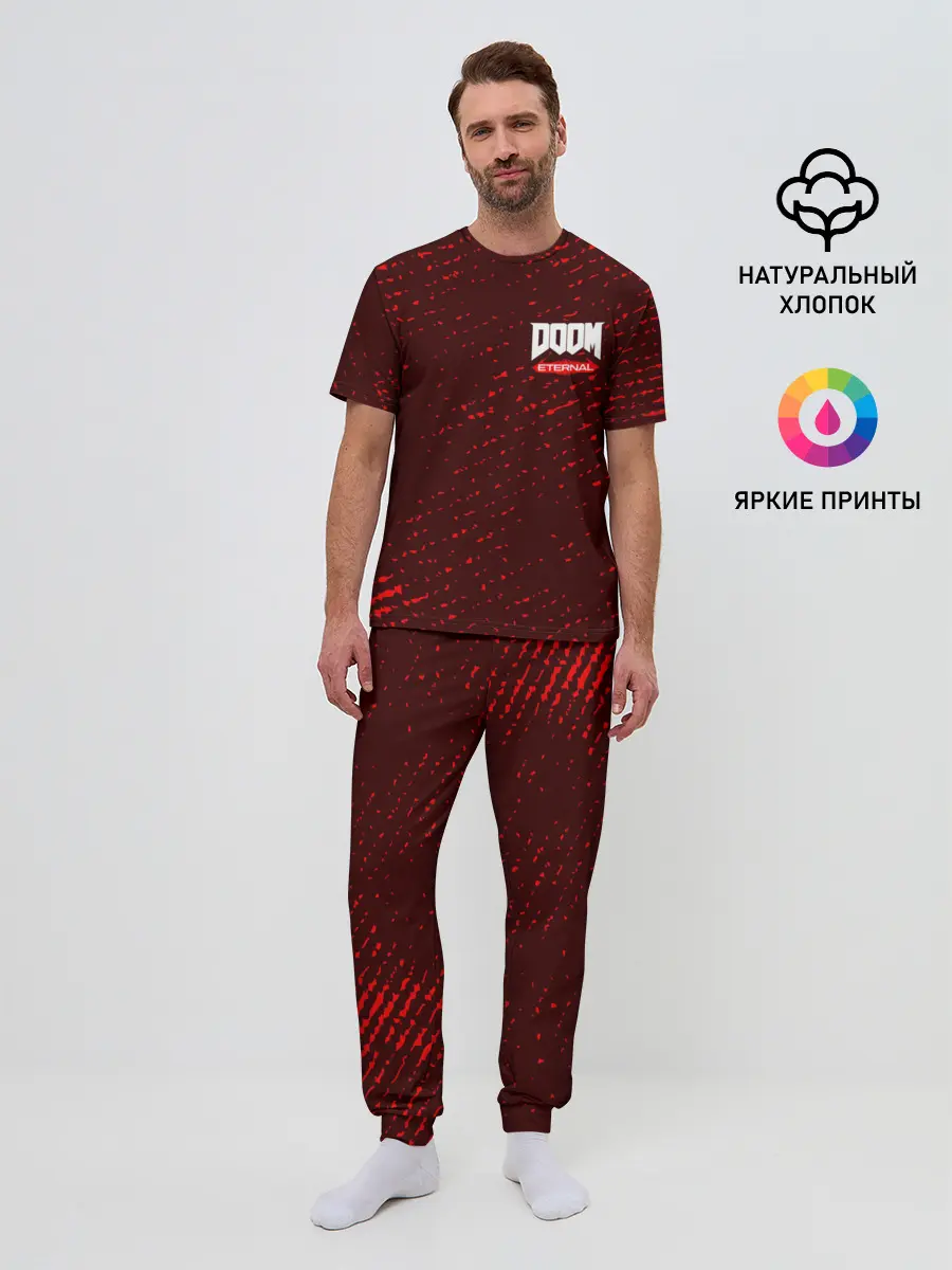 Мужская пижама с брюками / DOOM ETERNAL / ДУМ ЭТЕРНАЛ