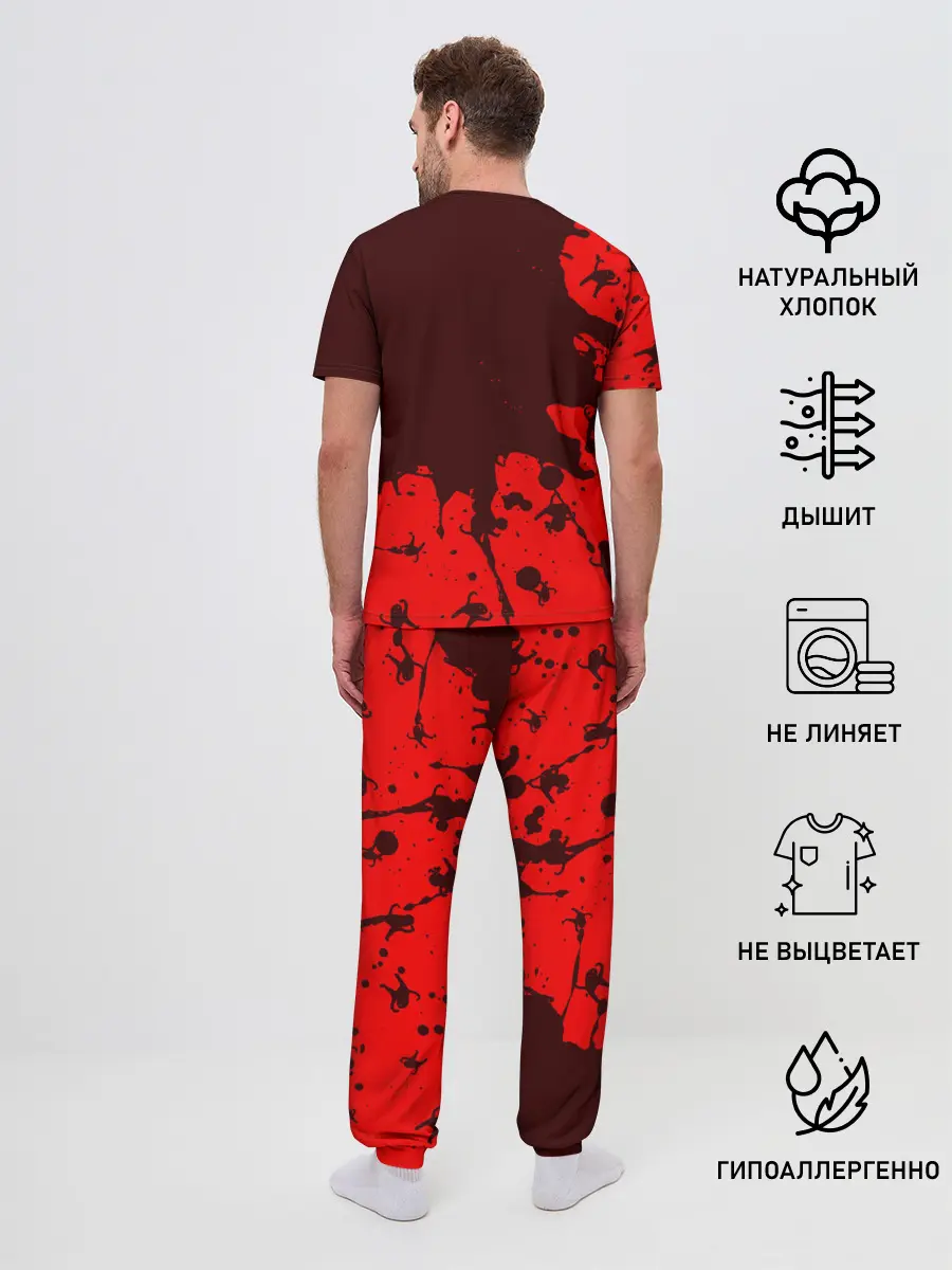 Мужская пижама с брюками / ЪУЪ СЪУКА