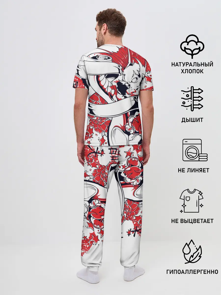 Мужская пижама с брюками / Monsta X