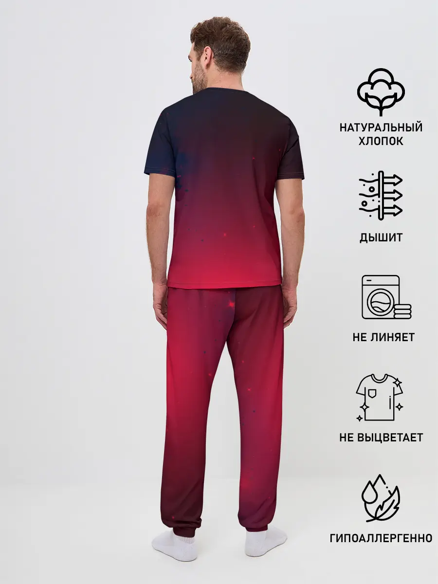 Мужская пижама с брюками / MITSUBISHI / МИТСУБИСИ