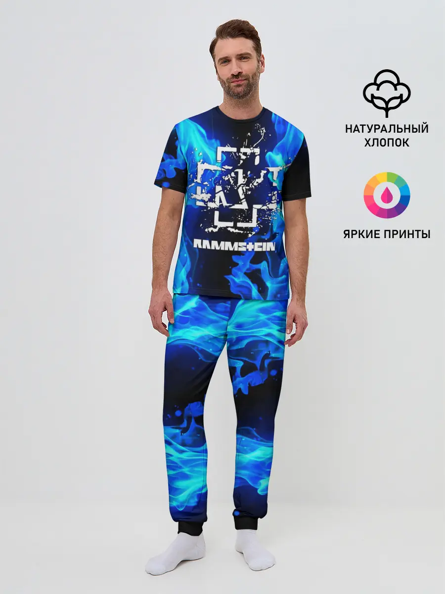 Мужская пижама с брюками / RAMMSTEIN