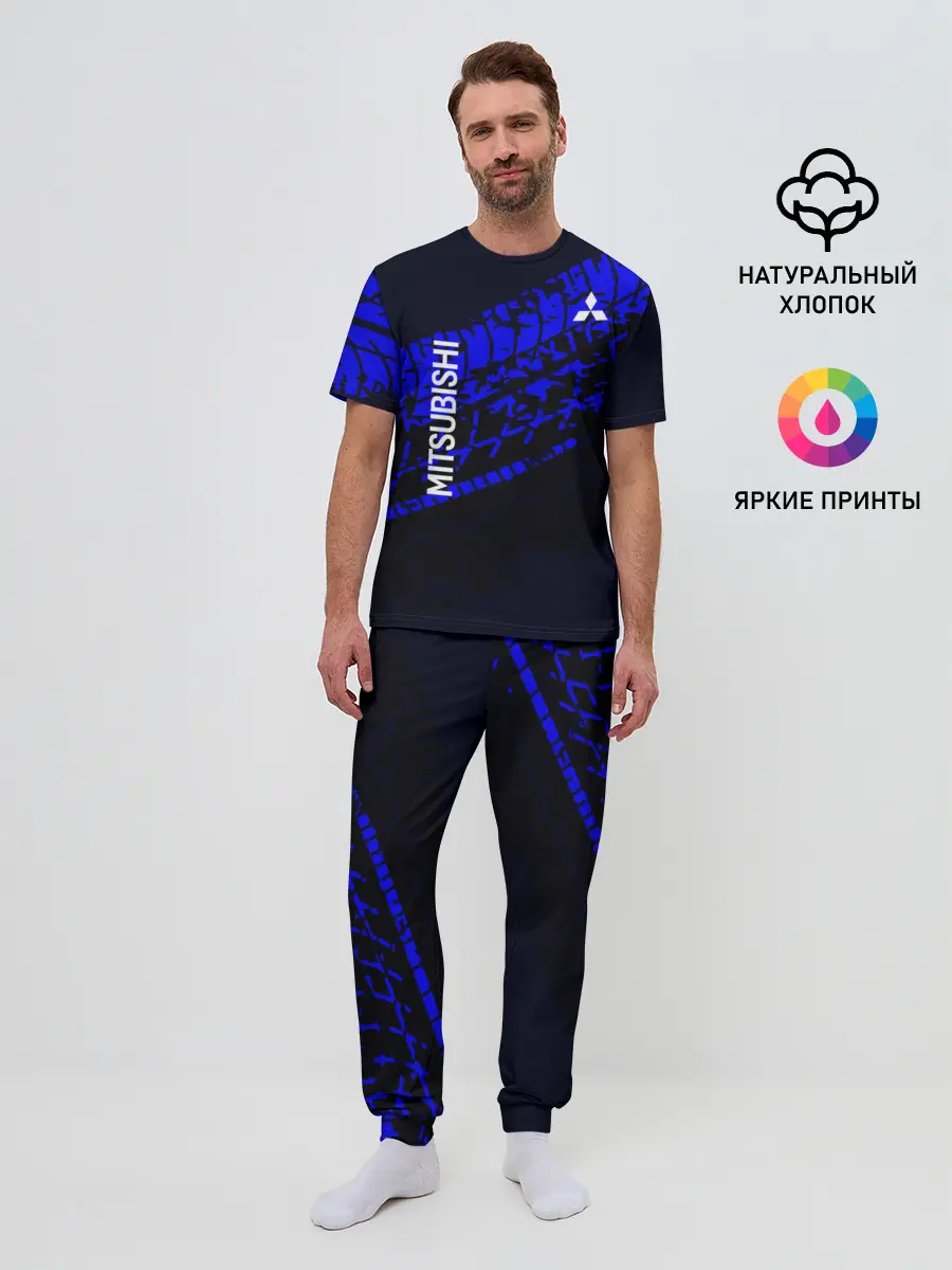 Мужская пижама с брюками / Mitsubishi