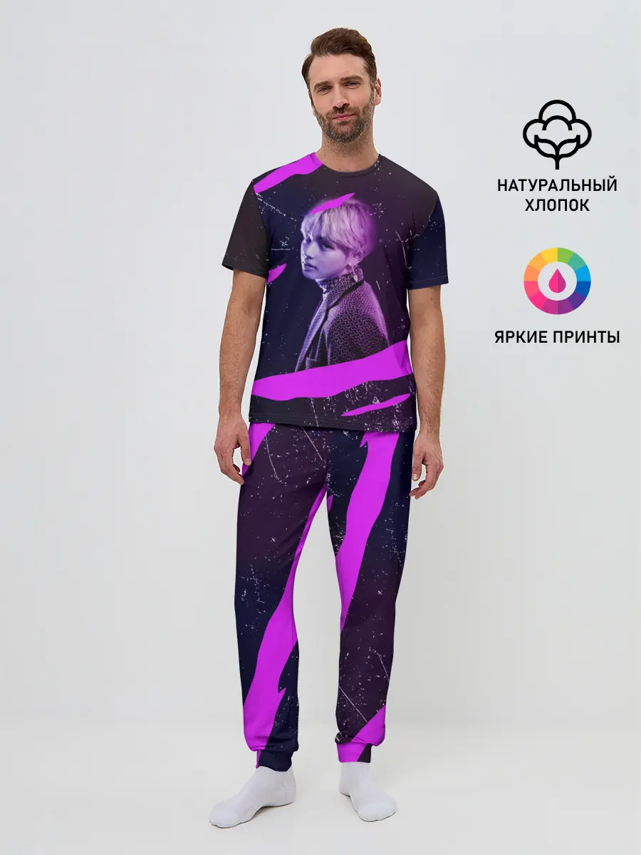 Мужская пижама с брюками / BTS