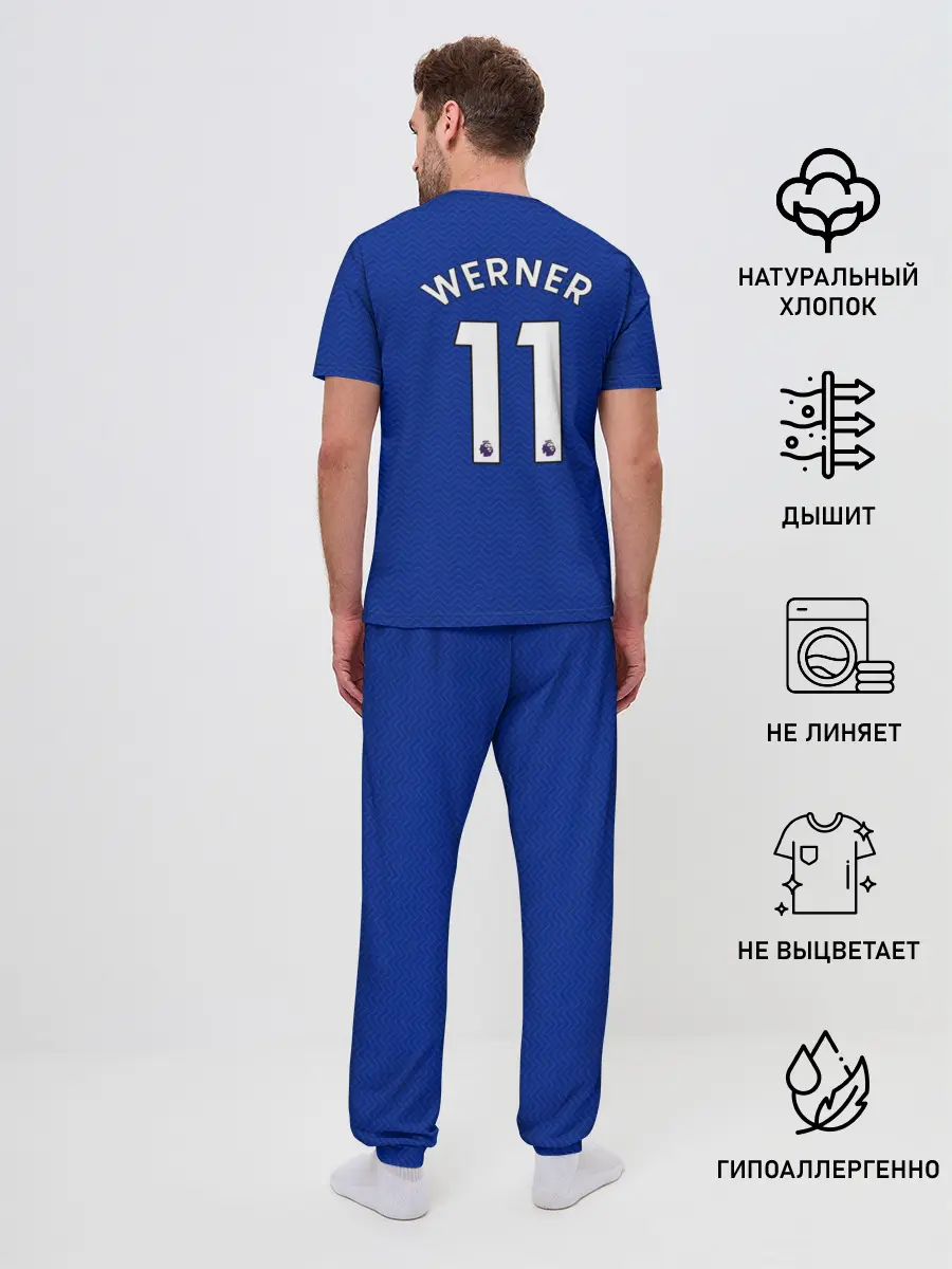 Мужская пижама с брюками / Челси форма Werner 20-21