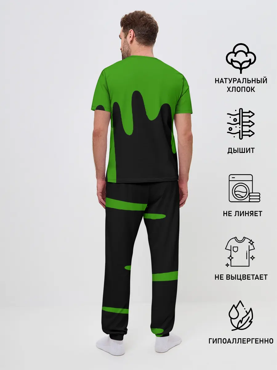 Мужская пижама с брюками / minecraft