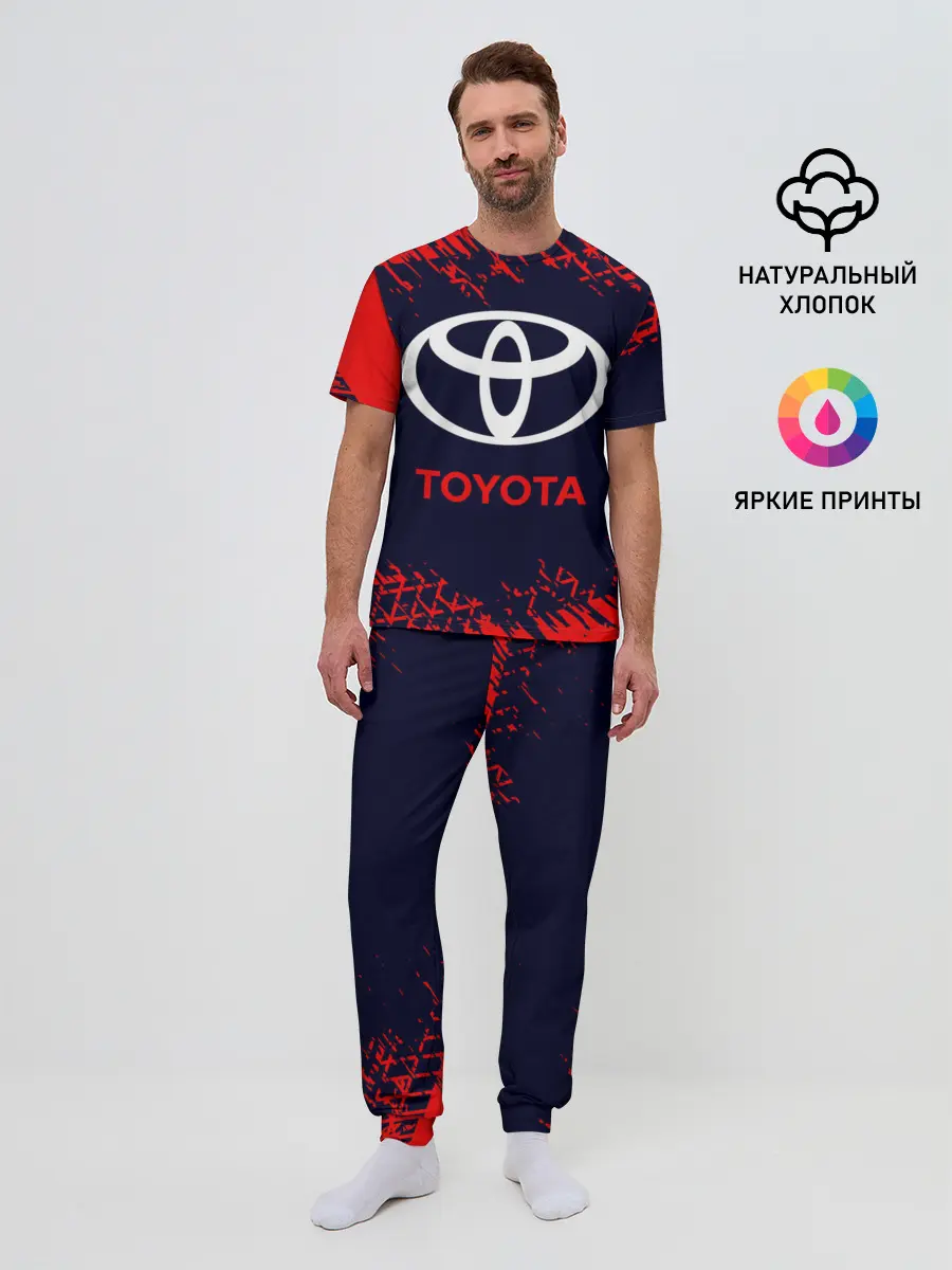 Мужская пижама с брюками / TOYOTA / ТОЙОТА