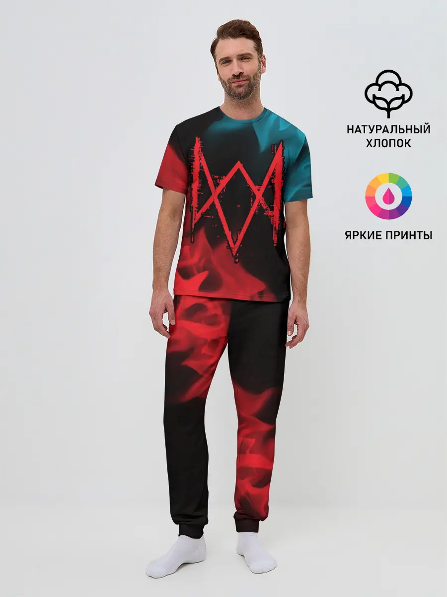 Мужская пижама с брюками / WATCH DOGS LEGION / ВОТЧ ДОГС