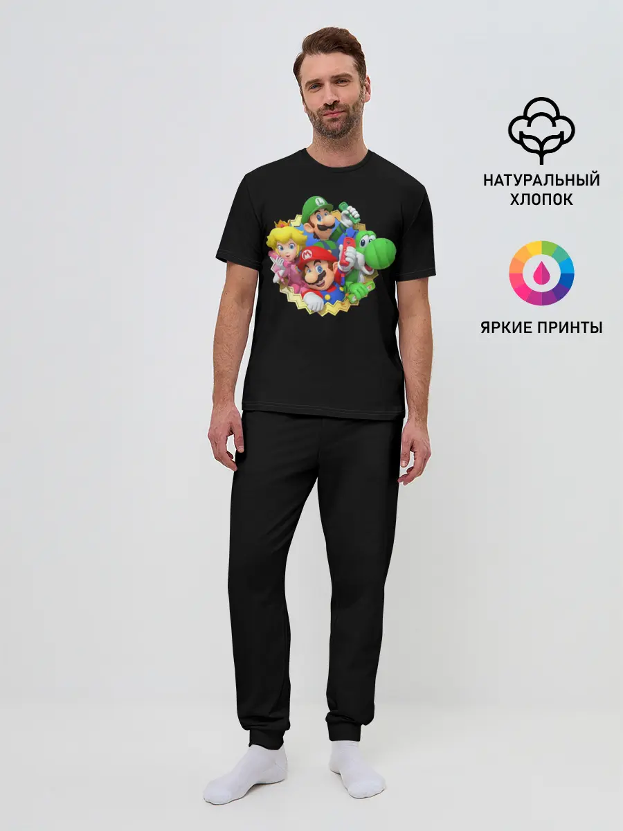 Мужская пижама с брюками / Марио