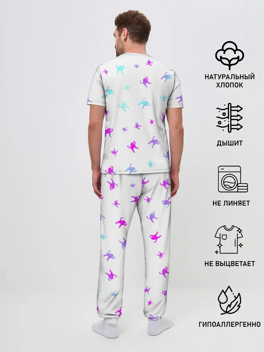 Мужская пижама с брюками / ЪУЪ СЪУКА