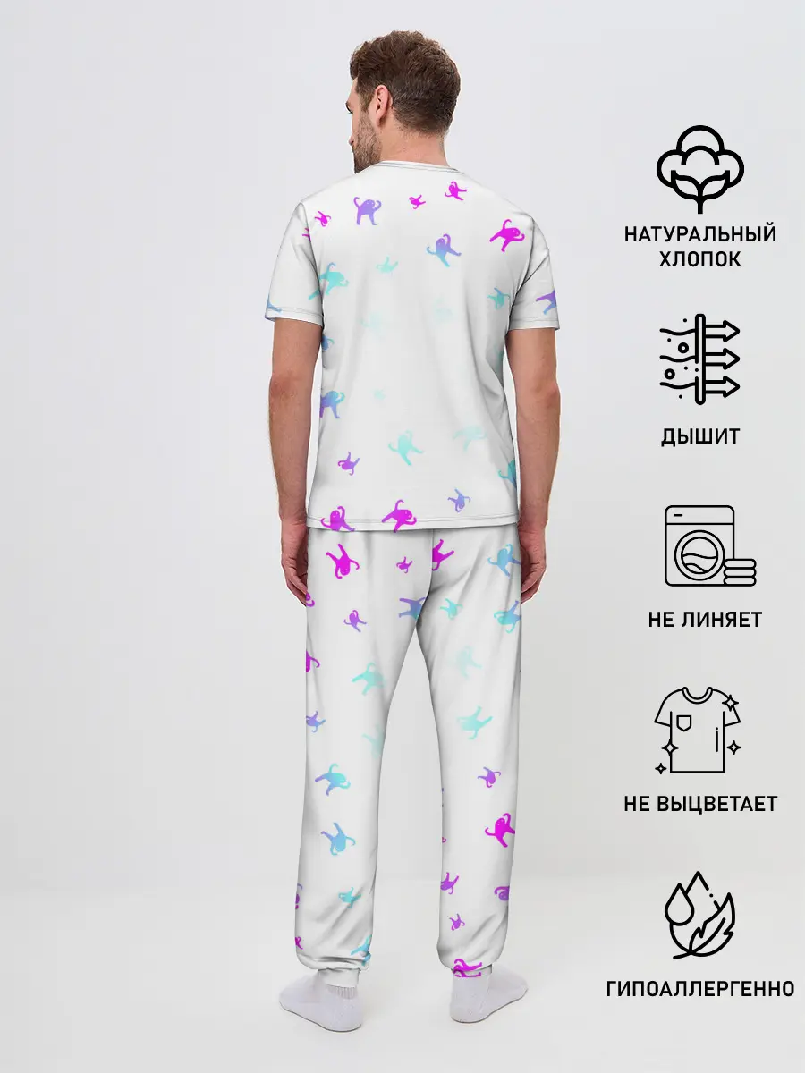 Мужская пижама с брюками / ЪУЪ СЪУКА