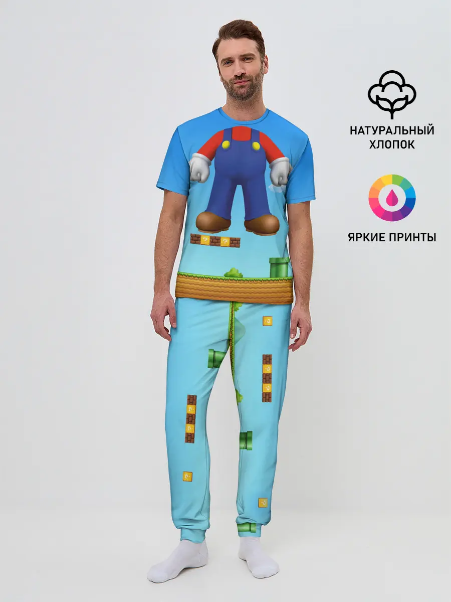 Мужская пижама с брюками / Mario