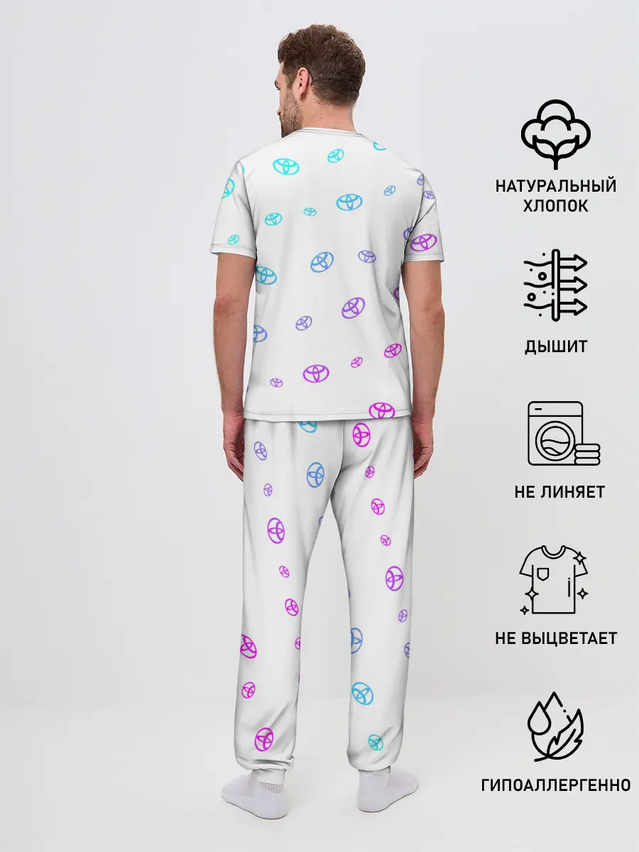 Мужская пижама с брюками / TOYOTA / ТОЙОТА