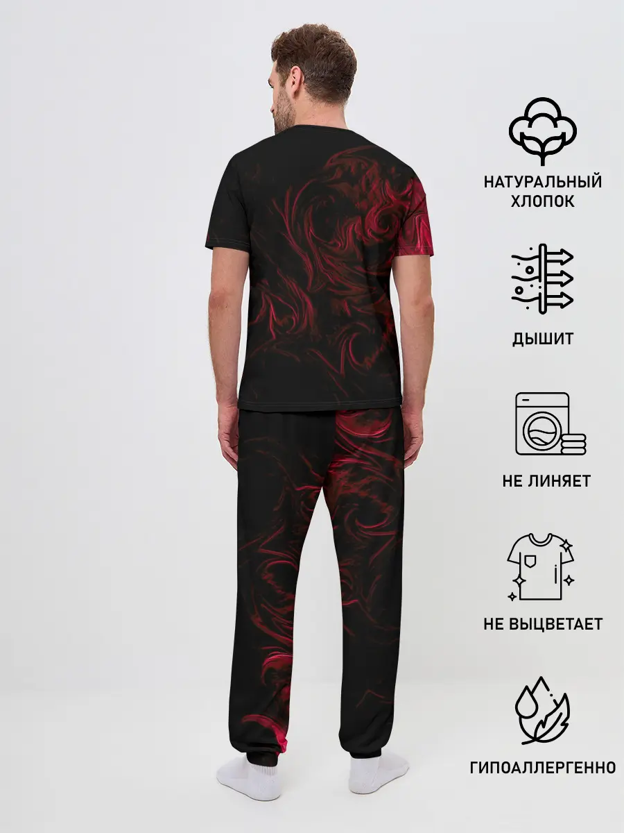 Мужская пижама с брюками / Fire