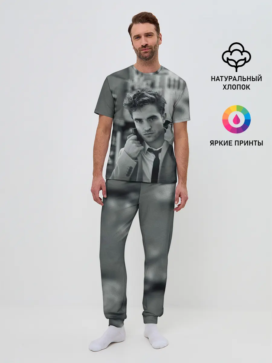 Мужская пижама с брюками / Роберт Паттинсон