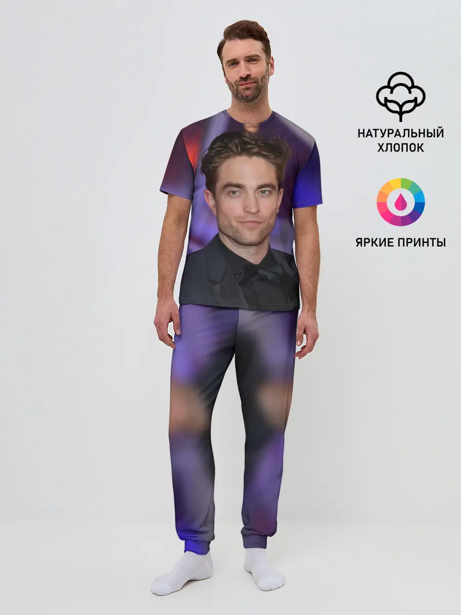 Мужская пижама с брюками / Роберт Паттинсон