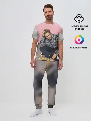 Мужская пижама с брюками / Роберт Паттинсон