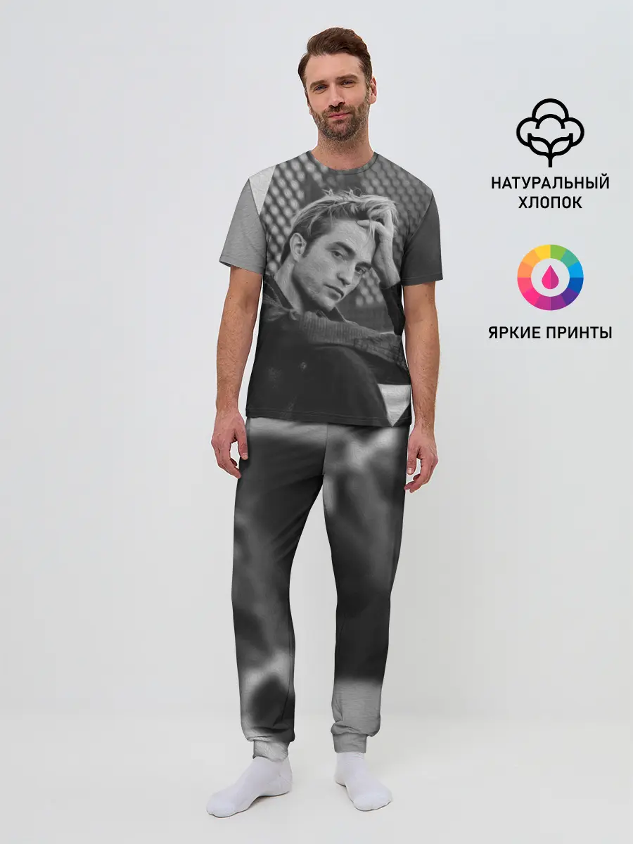 Мужская пижама с брюками / Роберт Паттинсон