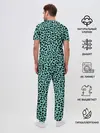 Мужская пижама с брюками / ЛАЗУРНЫЙ ЛЕОПАРД
