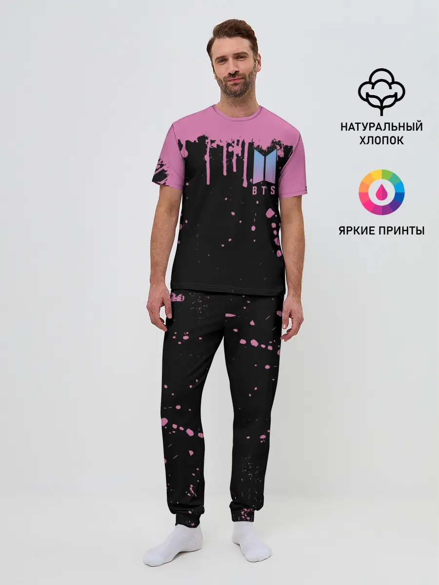 Мужская пижама с брюками / BTS