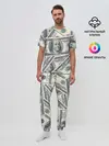 Мужская пижама с брюками / Доллары
