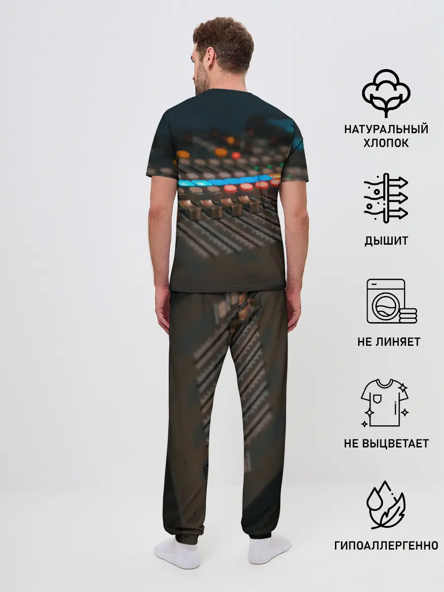 Мужская пижама с брюками / МУЗЫКА