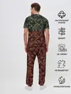Мужская пижама с брюками / Двойной камуфляж