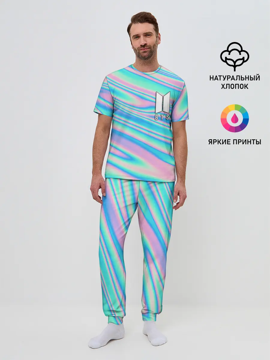 Мужская пижама с брюками / BTS