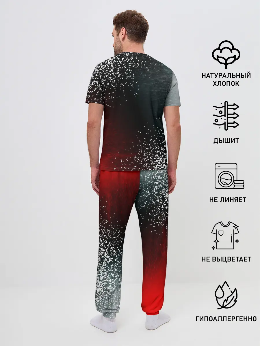 Мужская пижама с брюками / AC MILAN / МИЛАН