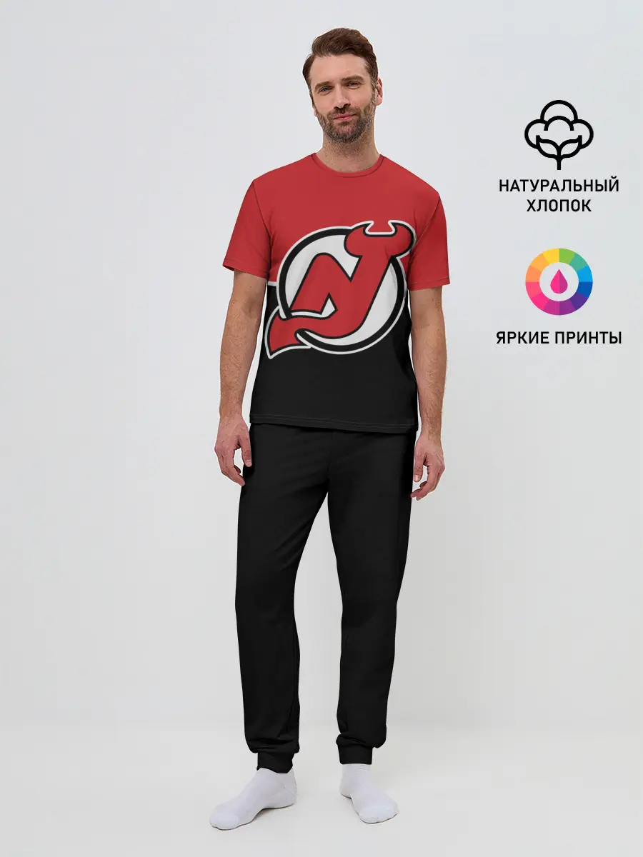 Мужская пижама с брюками / New Jersey Devils