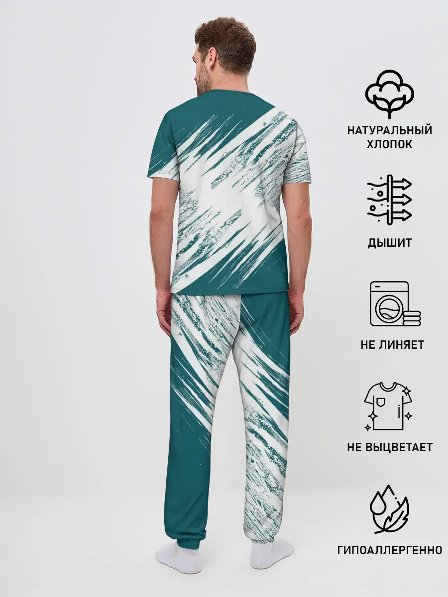 Мужская пижама с брюками / Сан-Хосе Шаркс