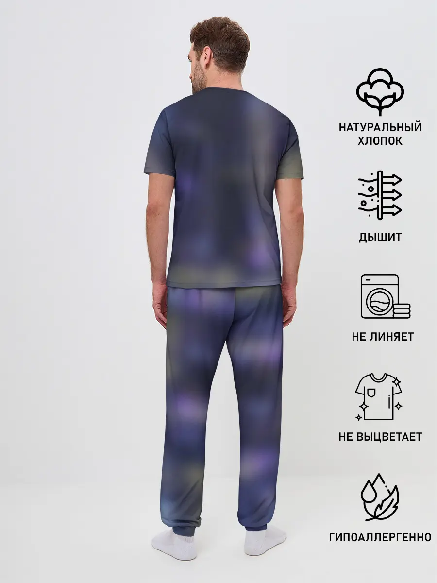 Мужская пижама с брюками / Nezuko Cyberpunk