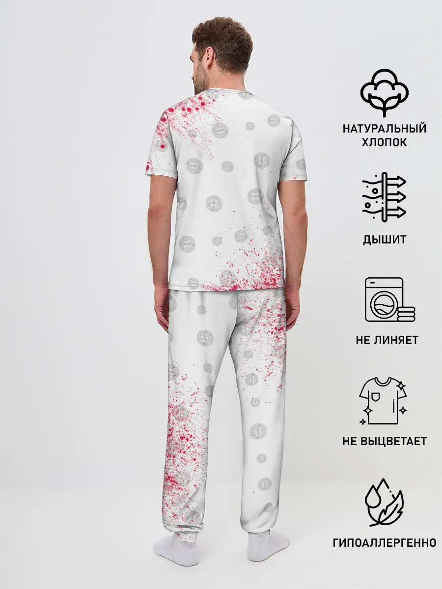 Мужская пижама с брюками / FC BAYERN / БАВАРИЯ