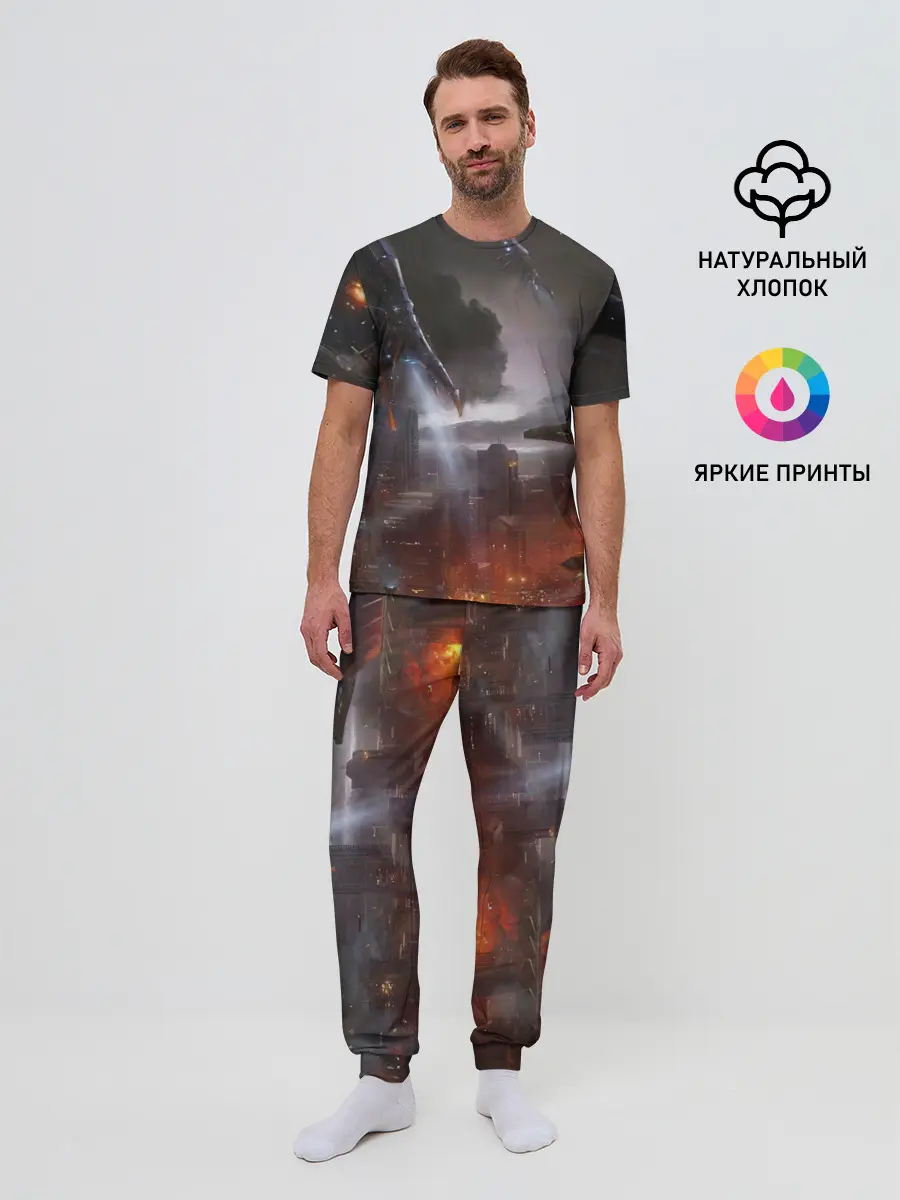 Мужская пижама с брюками / Mass Effect 3