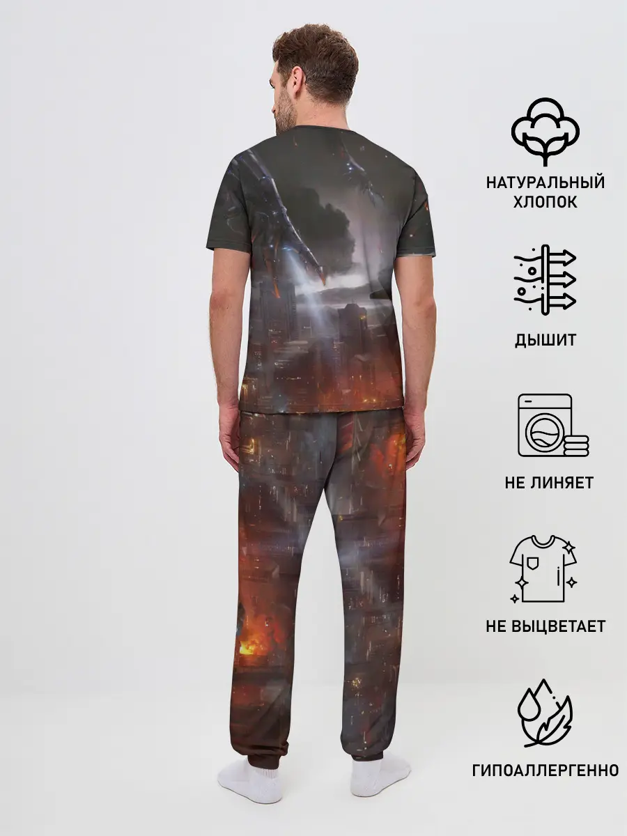 Мужская пижама с брюками / Mass Effect 3