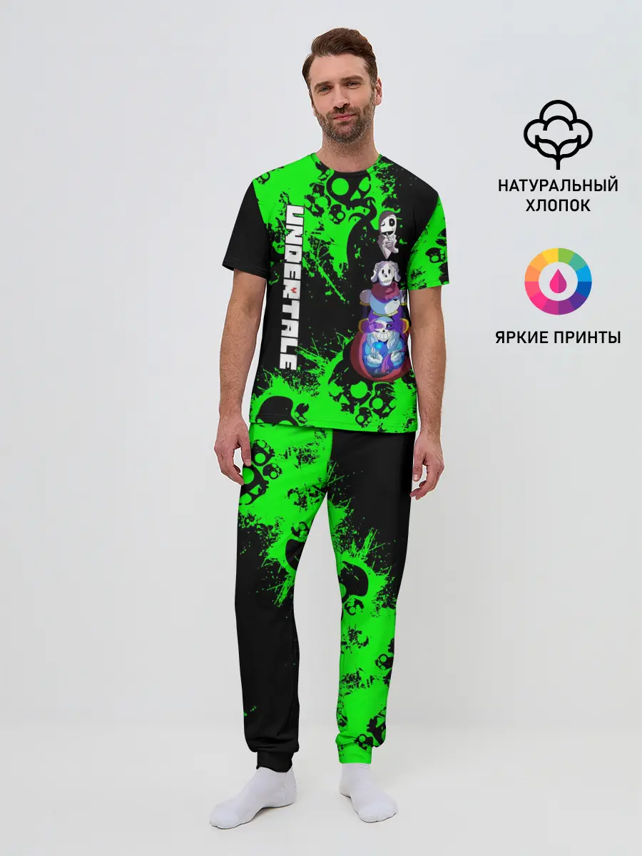 Мужская пижама с брюками / Undertale | Sans